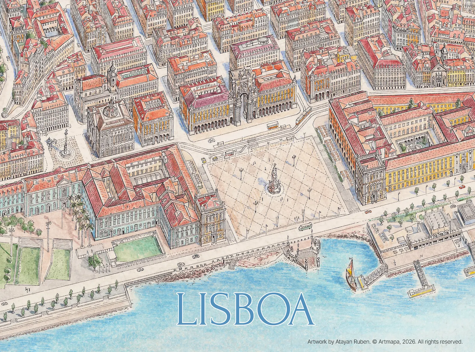Lisbon — Praça do Comércio thumbnail 2